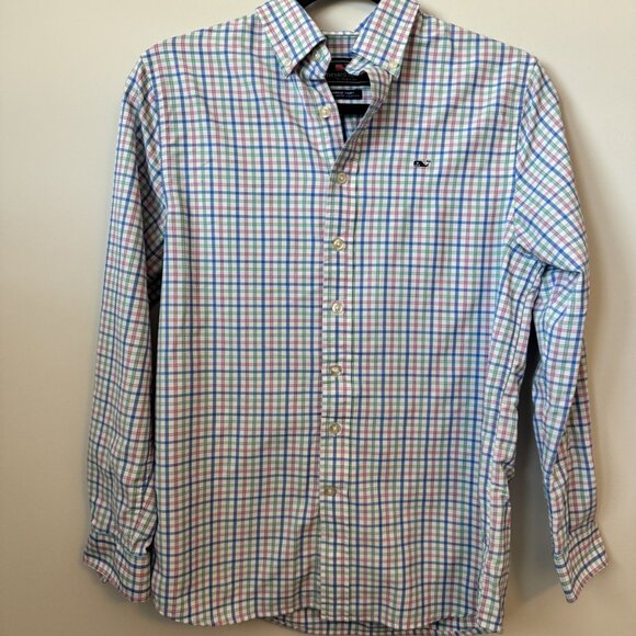 Vineyard Vines boys Size Large (L) Vineyard Vines Whale Shirt Men's Multicolor P - Picture 4 of 4